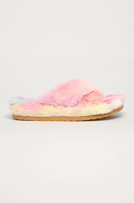 multicolor Steve Madden – Kapcie Fuzed Slipper Damski