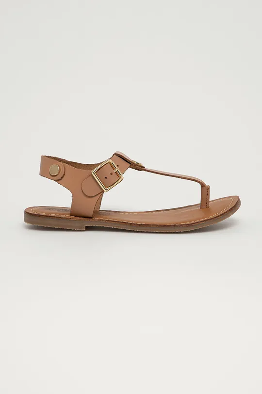 hnedá Kožené sandále Steve Madden Dámsky