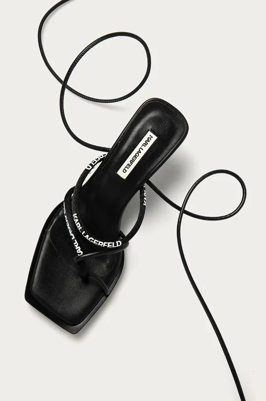 čierna Karl Lagerfeld - Sandále