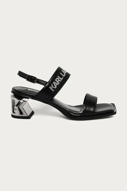 чёрный Karl Lagerfeld - Кожаные сандалии Женский