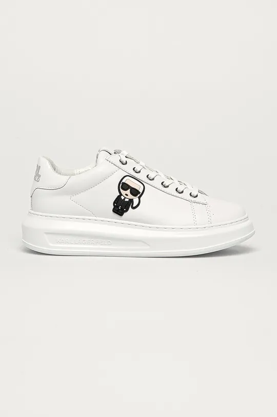 λευκό Karl Lagerfeld - Δερμάτινα παπούτσια Γυναικεία