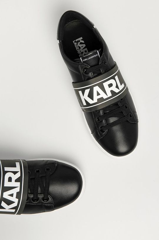 czarny Karl Lagerfeld - Buty skórzane