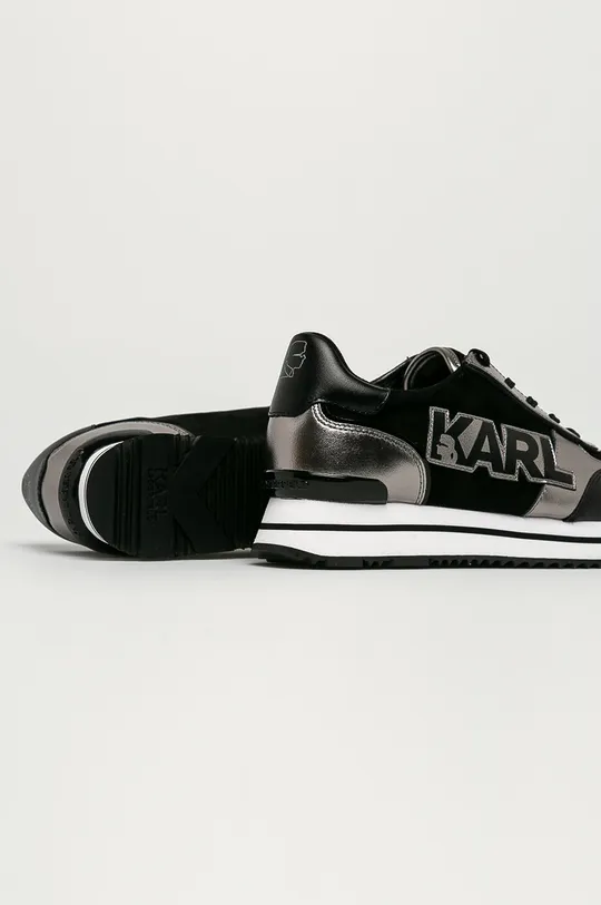 czarny Karl Lagerfeld - Buty skórzane KL61940.30S