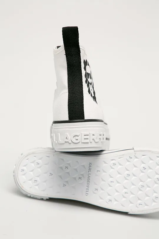 biały Karl Lagerfeld - Trampki KL60441.911