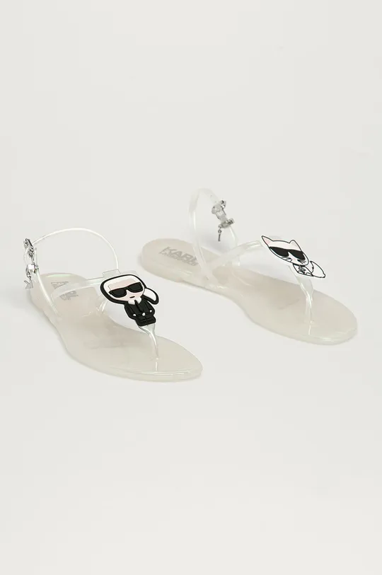 Karl Lagerfeld - Sandale transparentna