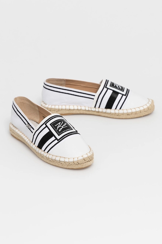 Espadrilky Karl Lagerfeld biela