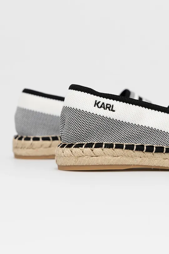Espadrile Karl Lagerfeld  Vanjski dio: Tekstilni materijal Unutrašnji dio: Tekstilni materijal, Prirodna koža Potplata: Sintetički materijal
