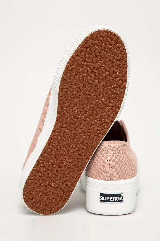 ροζ Πάνινα παπούτσια Superga