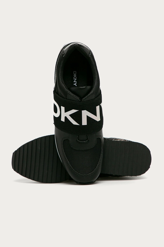 czarny Dkny - Buty K4031662.BLK