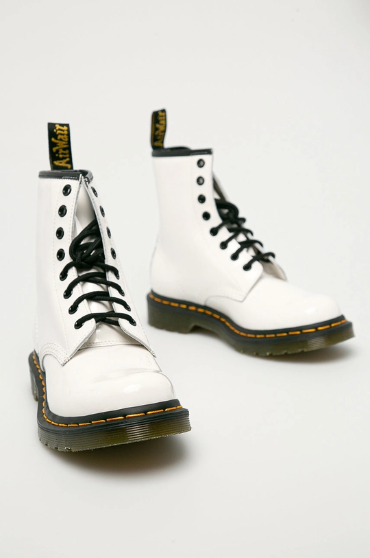 Dr. Martens - Кожаные полусапоги 1460 белый