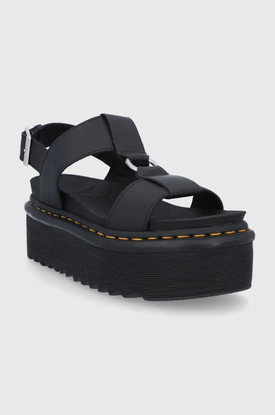 Dr. Martens leather sandals francis black