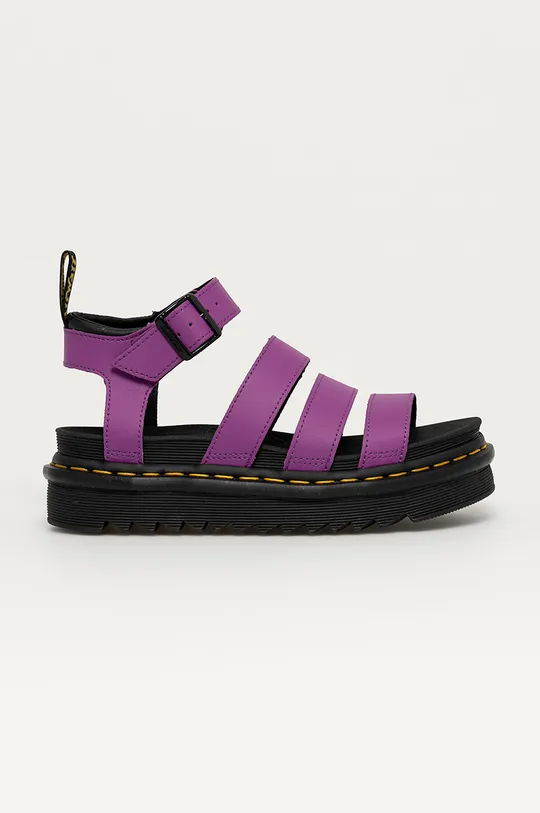 фіолетовий Шкіряні сандалі Dr. Martens Жіночий