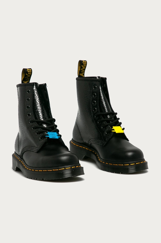 Dr. Martens - Bőr bakancs x Keith Haring fekete