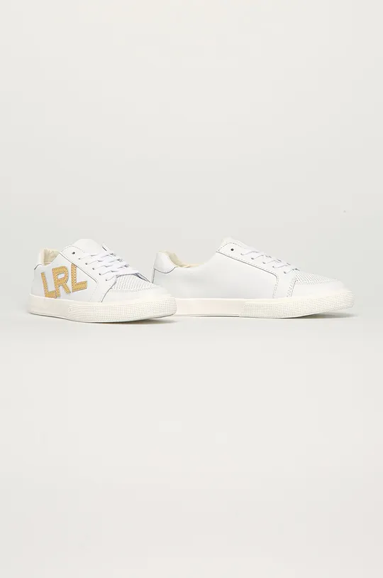 Lauren Ralph Lauren - Шкіряні черевики білий