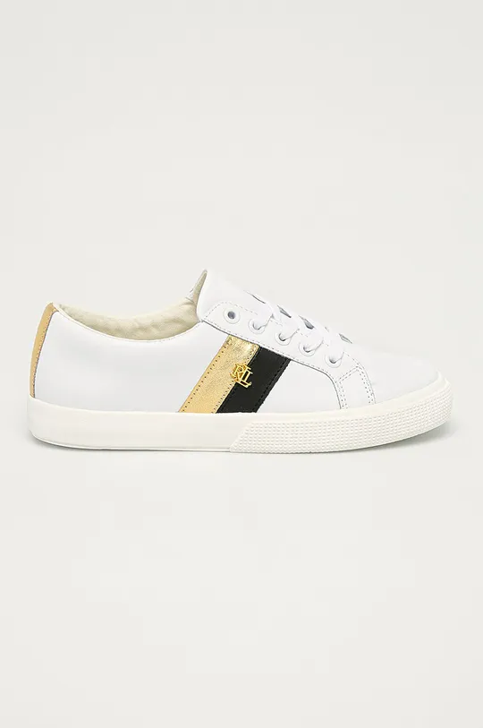 λευκό Lauren Ralph Lauren - Δερμάτινα παπούτσια Γυναικεία