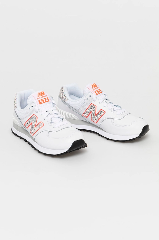 Topánky New Balance WL574AP2 biela