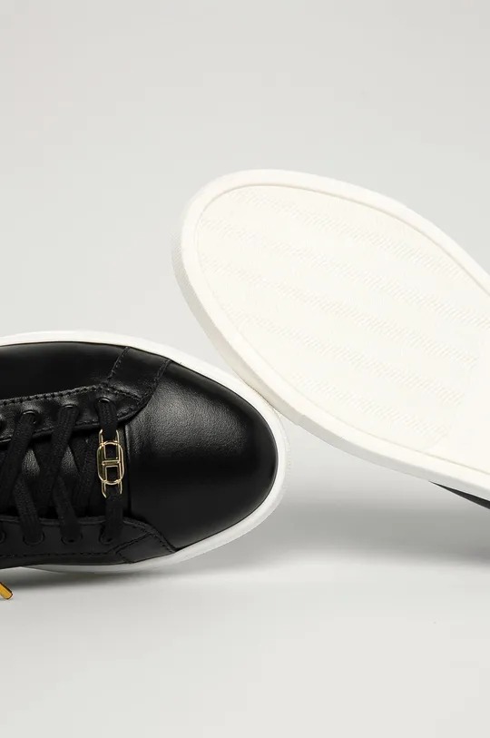 fekete Elisabetta Franchi - Bőr cipő