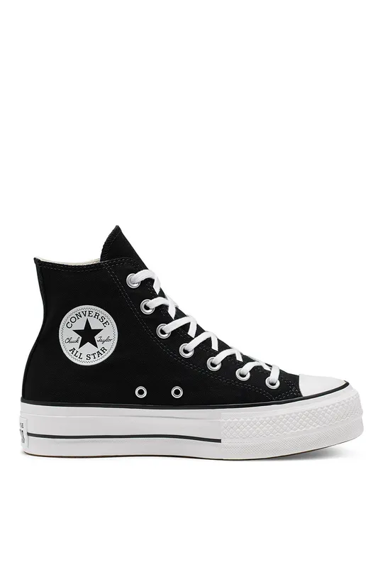 μαύρο Πάνινα παπούτσια Converse Chuck Taylor All Star Lift HI Γυναικεία