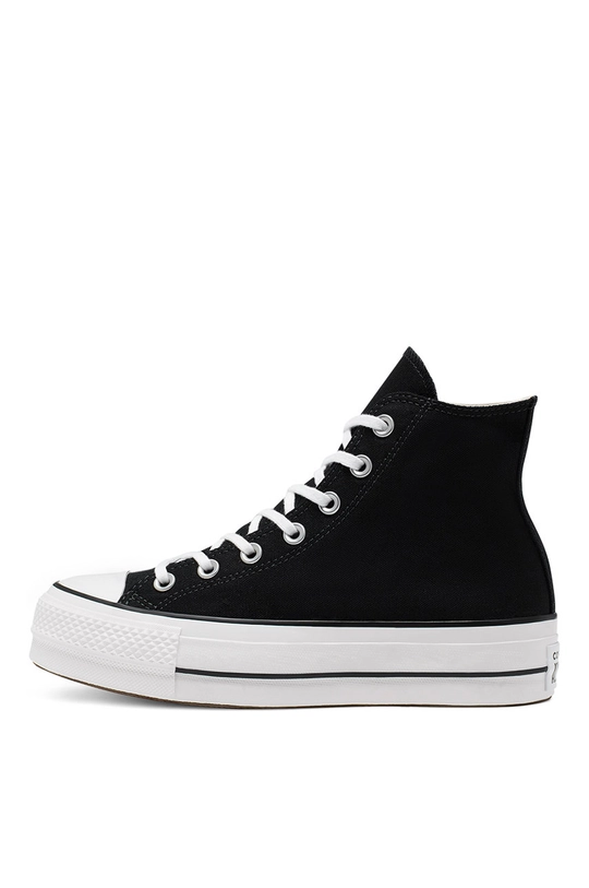 nero Converse scarpe da ginnastica Chuck Taylor All-Star Hi Platform White