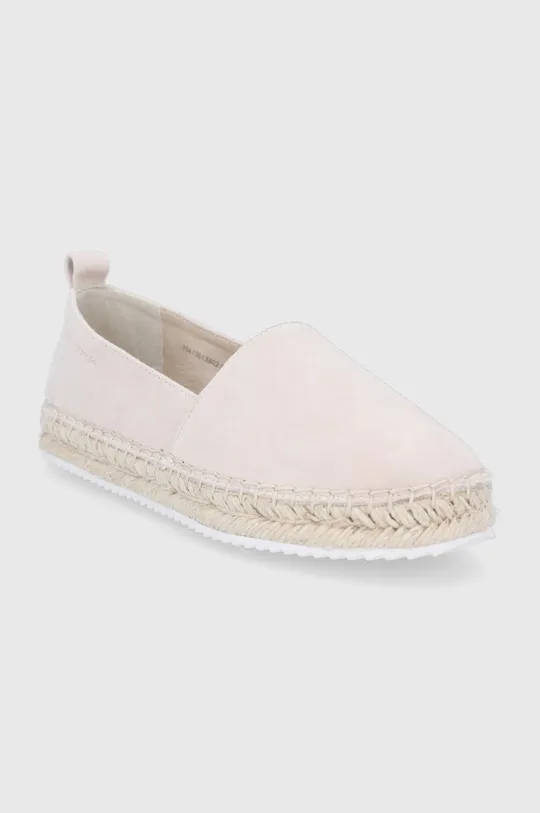 Semišové espadrilky Marc O'Polo béžová