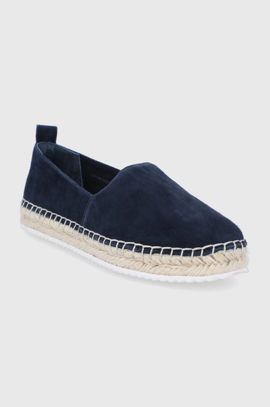 Semišové espadrilky Marc O'Polo tmavomodrá