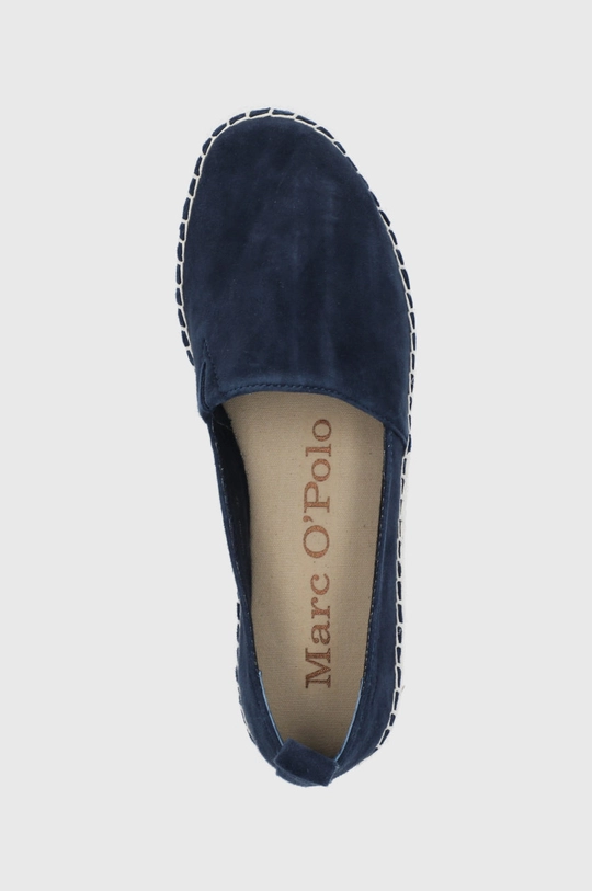 tmavomodrá Semišové espadrilky Marc O'Polo