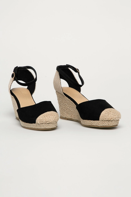 Truffle Collection - Espadrilky čierna