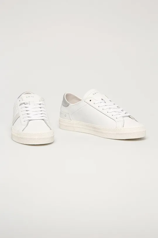 D.A.T.E. - Kožne cipele Hill Low Vintage bijela