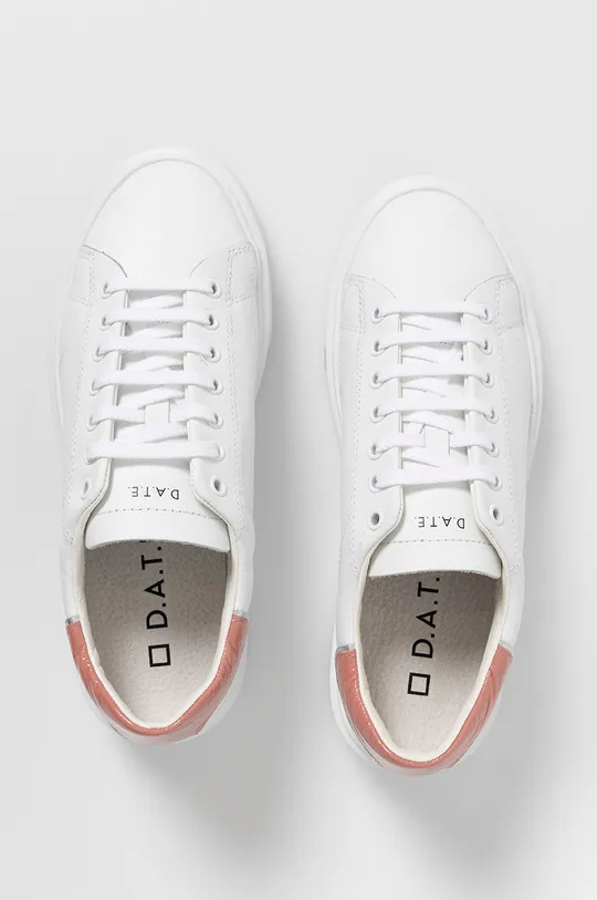 λευκό Δερμάτινα παπούτσια D.A.T.E.
