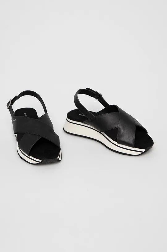 Кожаные сандалии Gant чёрный