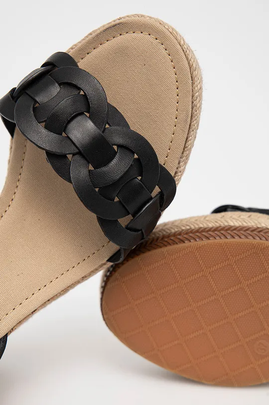 čierna Kožené sandále Gant Ivalice