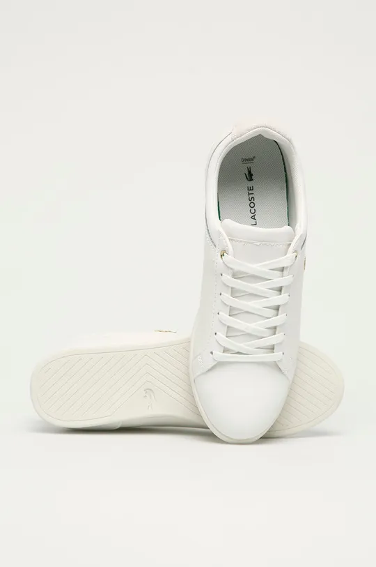 fehér Lacoste bőr cipő