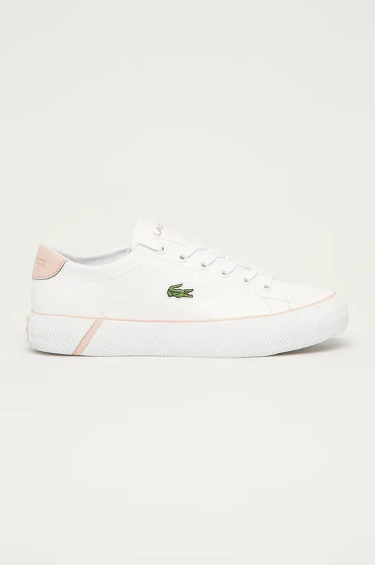 λευκό Δερμάτινα παπούτσια Lacoste Γυναικεία