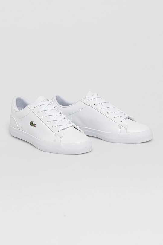 Кожаные ботинки Lacoste белый