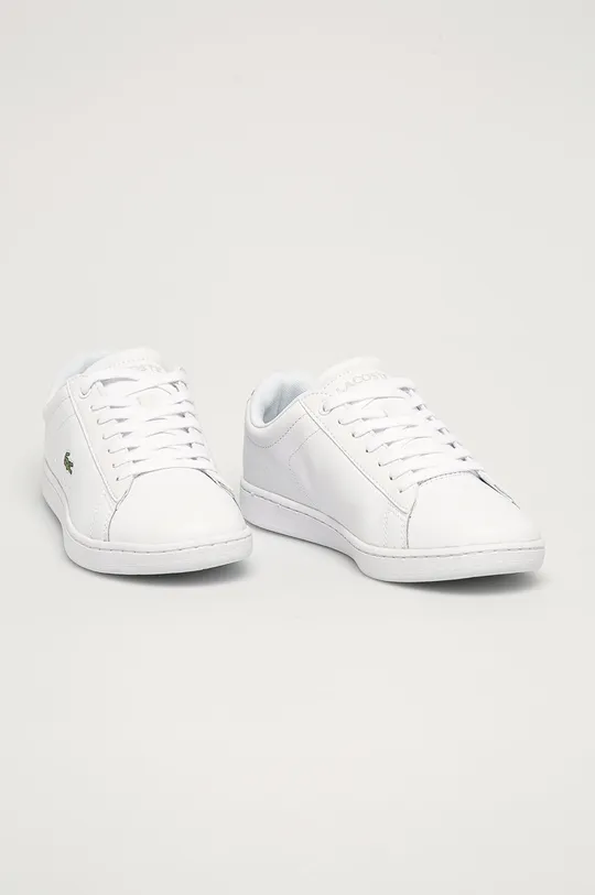 Lacoste - Buty skórzane Carnaby Evo 741SFA0035.21G biały