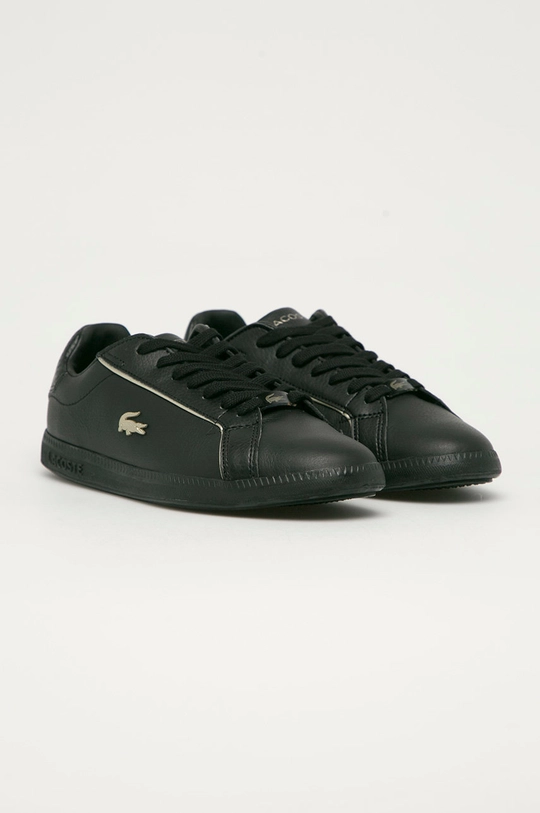 Lacoste Buty skórzane 741SFA0077.02H czarny