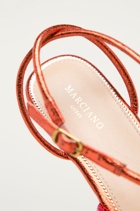 ružová Kožené sandále Marciano Guess