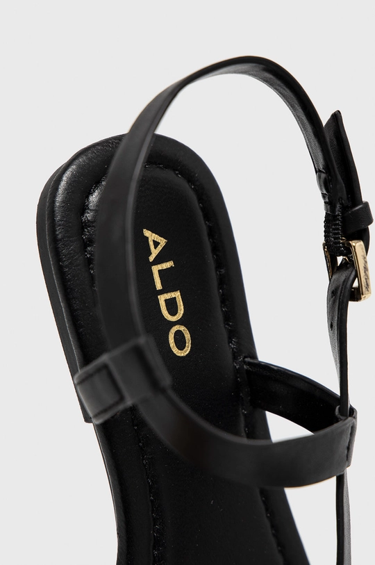 чёрный Кожаные сандалии Aldo