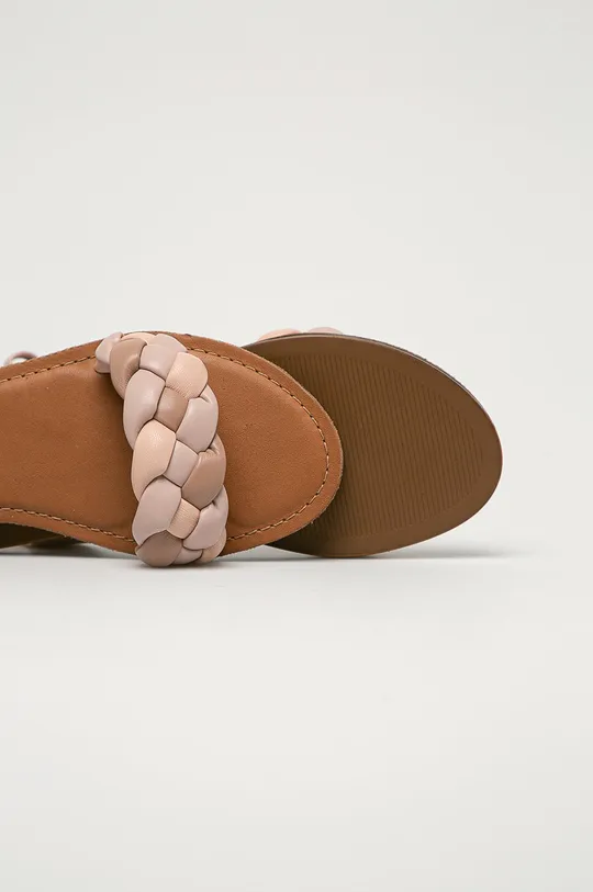 ružová Aldo - Kožené sandále Onerran