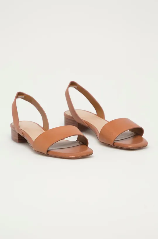Кожаные сандалии Aldo коричневый