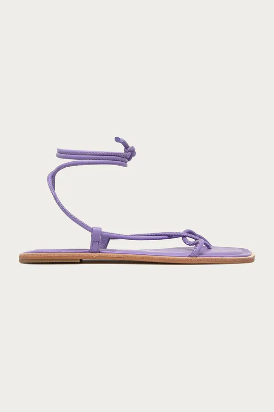 fialová Kožené sandále Aldo Dámsky
