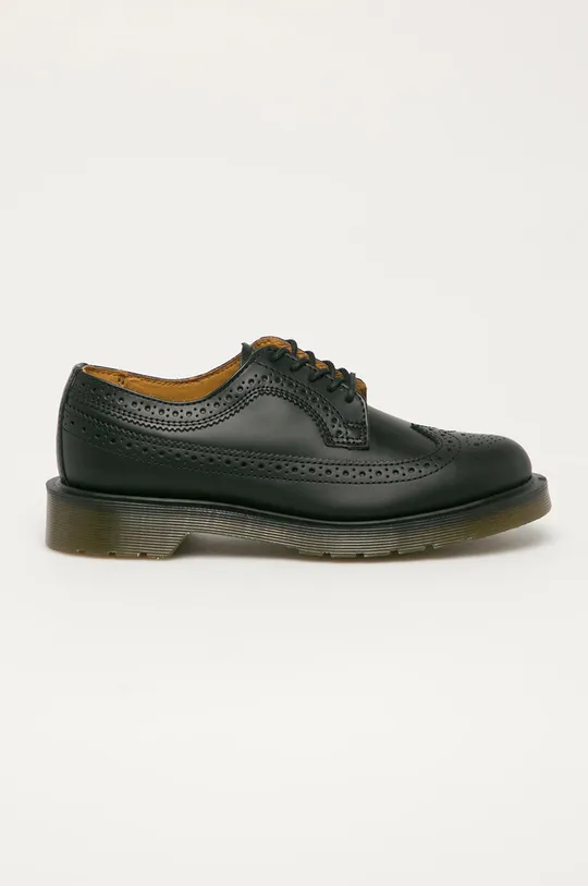 fekete Dr. Martens - Bőr félcipő Black Smooth 3989 Női