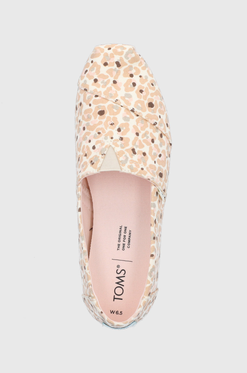 kremowy Toms Espadryle Cheetah