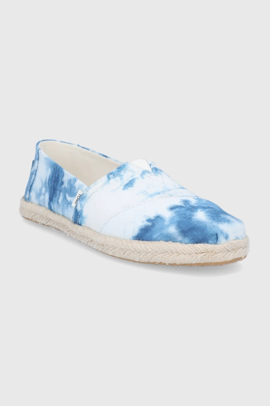 Toms Espadryle Tie Dye Canvas niebieski