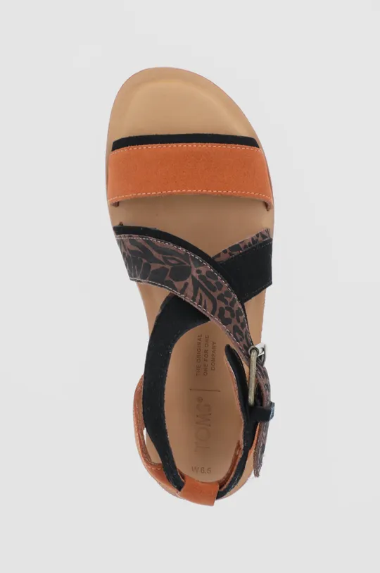 hnedá Kožené sandále Toms Sidney