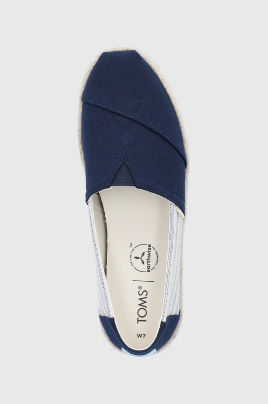 granatowy Toms Espadryle University Stripes