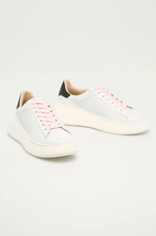 MOA Concept - Δερμάτινα παπούτσια X Disney λευκό
