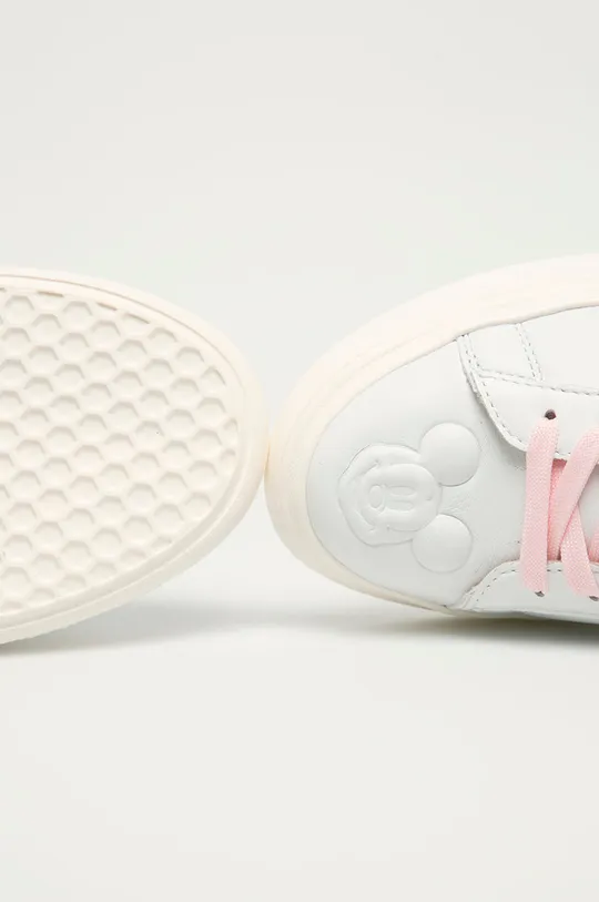 biały MOA Concept - Buty skórzane X Disney