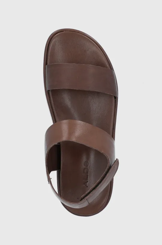 hnedá Kožené sandále Aldo Acowen