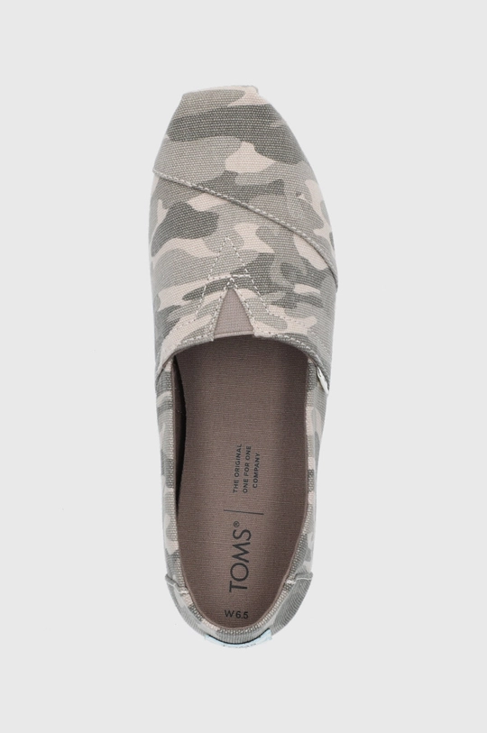 серый Эспадрильи Toms Alpargata